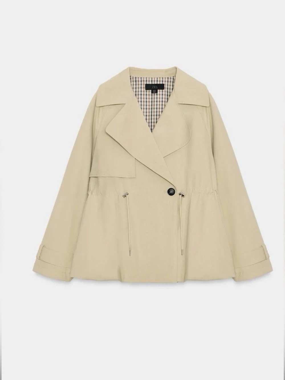🔥🔥Zara Beige Cropped Trench